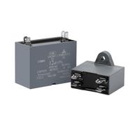 2Pcs CBB61 Air Conditioner Capacitor 450V Fan electronic starter Run Capacitors 1.2UF 1.5UF 2UF 2.5UF 3UF 3.5UF 4UF 4.5UF 5UF 6UF 6.5UF 8UF EKFBQBGW(450V3UF)