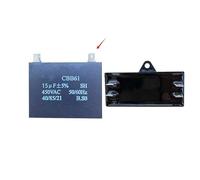 2PCS CBB61 air conditioner start-up and running capacitor 450V Four inserts 15UF Two insert film ICXLPMC