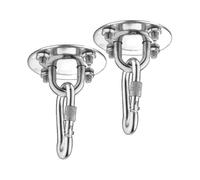 2pcs Ceiling Hook Stainless Steel Hammock Suspension Kit Autumn Thousands Of Assembly -fixed Board +spring Hook -450kg