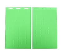 2PCS Cera D'api Pressa Lenzuola 5.4 millimetri Flessibile Del Silicone Cera D'api Fondazione Foglio Attrezzature Apicoltore per L'apicoltura A Nido D'ape Fare (Verde)