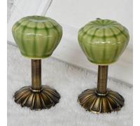 2Pcs Ceramica Vintage Fermatenda Negozio di Stoffe Ganci per Arredo Casa