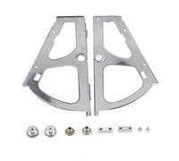 2pcs cerniere per mobile in acciaio inox, scarpiere scarpe di stoccaggio cerniera per cassetto rack di ricambio rack per auto, facile da installare, adatto per la maggior parte delle scarpe (1 strato)