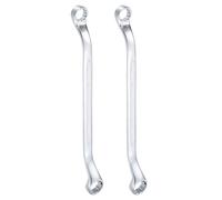 2pcs Chiave a Scatola Offset 45° 12mm x 14mm per Metric Double Box End