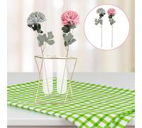 2pcs chic imitazione del dente di leone del panno di seta che taglia la