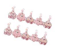 2Pcs Chiodi Regolabile Pratica Stand Con Intercambiabile ABS Basi Per Salone di Formazione Espositori di Arte Forma Fiore Del Chiodo Pratica Holder