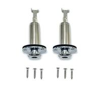 2Pcs Chitarra Elettrica Endpin Uscita Presa di Ingresso 6.35MM Tracolla Per Chitarra Presa Con Viti Accessori Per Chitarra Durevole