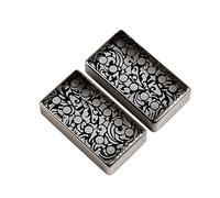 2Pcs Chitarra Elettrica Pickup Cover 50mm & 52mm 12 Foro Chitarra Parti Accessorio Tipo 1