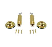 2Pcs Chitarra Monofonico Endpin Socket Plug 6.35mm Chitarra Strap Button Plug Plug Socket Per Acustica Accessori Chitarra Elettrica