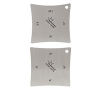 2pcs Chitarra Radius Gauge Chitarra Tastiera Strumento di Misura Strumento Accessori Parti Feeler Gauges