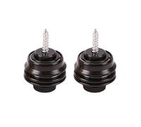 2Pcs Chitarra Strap Lock Chitarra Strap Button Set Metallo Strap Lock Testa Fungo Piatto Per Chitarra Elettrica Ukulele