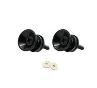 2Pcs Chitarra Strap Serrature Antiscivolo Chitarra Pin Strap Accessori Cinghia di Blocco Pulsanti Ferro Texture Presente Per Musicisti