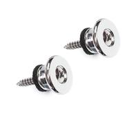 2PCS Chitarra Strap Serrature di Sicurezza Pulsanti Hardware Serrature Pin Per Chitarre Elettriche Basso Ukulele Strap Sostituzione