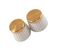 2PCS Chitarra Volumi Manopole di Controllo Precisioni Alluminio Potenziometro Caps Per Chitarre Elettriche E Acustiche Alluminio Chitarra Tuning Cap