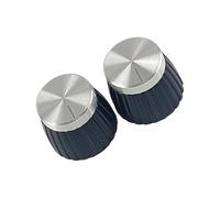 2PCS Chitarra Volumi Manopole di Controllo Precisioni Regolazione Alluminio Potenziometro Caps Per Chitarre Elettriche E Acustiche Alluminio Chitarra Tuning Cap