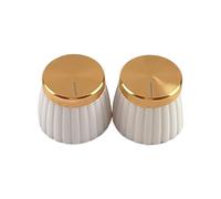 2PCS Chitarra Volumi Manopole di Controllo Precisioni Regolazione Alluminio Potenziometro Caps Per Chitarre Elettriche E Acustiche Alluminio Chitarra Tuning Cap