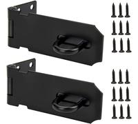 2PCS Chiusura a Scatto per Porta Lucchetto Hasp in Acciaio Inossidabile Con Viti