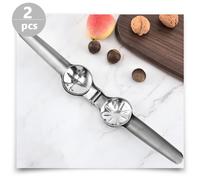 2pcs Clip dado in acciaio inox Apri in noce convenienti Apri castagni durevoli