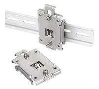 2pcs Clip di Montaggio su Guida for din in Metallo 35mm per Staffa per for relè