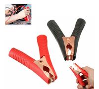 #2PCS Clip per alligatore Auto Clip Coccodrillo Test Morsetti 100A Ne