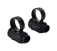 2PCS Clip per Bacchette Clip di Controllo in Silicone Anello per Dito Bacchette per Bacchette Accessori per Bacchette Strumento Ausiliario Jazz Drumstick Drummer Beginners(nero pieno)
