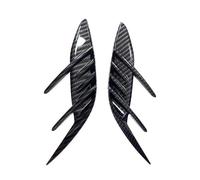 2PCS，Compatible For KIA Stinger 2018-2023 Car Front Rear Bumper Spoiler Fender Side Vent Cover Canard Splitter Trim Auto Accessories(Carbon Look - Rear)