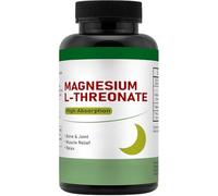 2PCS Complesso di Magnesio L-Treonato - Per il supporto al sonno, la salute cerebrale e la funzione cognitiva - Senza glutine, Non OGM