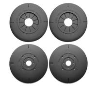 2Pcs / Confezione Silicone Tergicristalli Braccio Fondo Foro Cover Protettiva