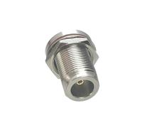 2Pcs Connettore N Femmina Jack Dado Paratia Crimpare RG58 RG142 LMR195 Cavo Adattatore RF Coassiale