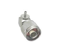 2Pcs Connettore N Spina Maschio Ad Angolo Retto Crimpare RG316 RG174 LMR100 Cavo Adattatore RF Coassiale