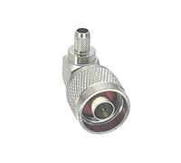 2Pcs Connettore N Spina Maschio Ad Angolo Retto Crimpare RG8X RG-8X LMR240 Cavo Adattatore RF Coassiale