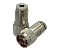 2Pcs Connettore N Spina Maschio Morsetto RG58 RG142 LMR195 RG400 Cavo Adattatore RF Coassiale