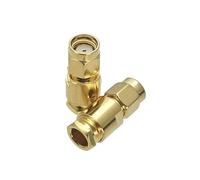 2Pcs Connettore RP-SMA RPSMA Maschio Martinetti Morsetto RG58 RG142 LMR195 RG400 Cavo Adattatore RF Coassiale