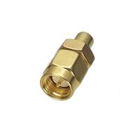 2Pcs Connettore SMA Maschio Spina A MCX Femmina Jack Adattatore RF Coassiale