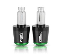 2pcs Contrappesi Manubrio Bilancieri Per Per Kawasaki Z1000 SX 2011-2017 Ninja 1000 Z1000R Z1000SX 2011-2013 7/8"Accessori Per Moto Manubri Bar BAR Terminali Grips Slider (Colore : Black-Green)