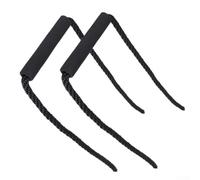 2pcs Cooler Handle Replacement EVA Grip Black | EVA foam grip, soft touch, reduces hand strain, 2-pack set, fits most coolers