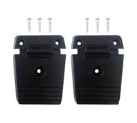 2pcs Cooler Replacement Latch Plastic Black Buckle | Strong plastic build, wear resistant, 61x80mm size, black finish, use