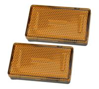 2pcs Copertura Faretto Catarifrangente Arancione Per Forcella Anteriore