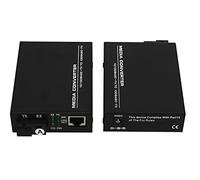 2PCS/coppia ricetrasmettitori media e convertitori bidirezionale SC Fiber single-mode alimentazione esterna