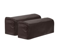2Pcs Copribraccioli in Pelle PU Scure per Auto, Elastici