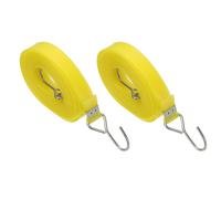2Pcs Corde Elastiche con Ganci 118 Pollici, Fascie Elastiche Piatte per Bungee