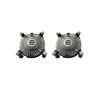 2PCS CPU Ventola di Raffreddamento del Radiatore Dissipatore di Calore CPU Cooler Cuscinetto Idraulico 2400 RPM per LGA 775 1150 1155 1156 1151