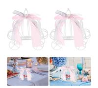 2pcs Creative Wedding Candy Box Personality Portable Hollow Candy Box