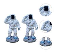 2pcs creativo statua di astronauta decor astronauta figurine decor rein resin