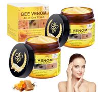 2pcs Crema Completa Al Veleno D'Api, Unguento Al Veleno D'Api, Il Veleno D'Api Riduce Visibilmente Le Macchie Della Pelle Al Veleno Per Tutti I Tipi Di Pelle