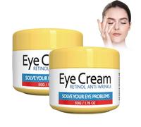 2pcs Crema Contorno Occhi Al Retinolo,Retinol Correxion Line Smoothing Crema Contorno Occhi,Per Occhiaie,Rughe,Gonfiore,Zampe Di Gallina