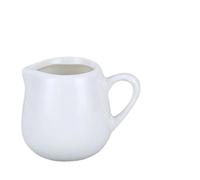 2PCS Crema for lo zucchero Pentole for il latte Brocca Ceramica Vaso for condimenti Contenitore Tazza Stoviglie Utensili da cucina for Articoli for caffè per Latte con Coperchio(White B,50ml)