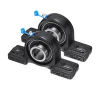 2pcs Cuscinetti a blocco UCP205-15 per unità portanti 15/16" in acciaio