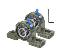 2Pcs Cuscinetti a Pillow Block UCP204 per 20mm Autocentrante