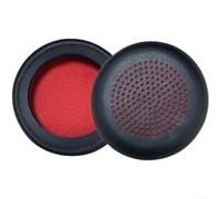 2PCS Cuscinetti Auricolari per Plantronics C5200 C5210 C7225 4320 - Ricambio Similpelle Morbido e Traspirante per Cuffie Ufficio Nero(C)