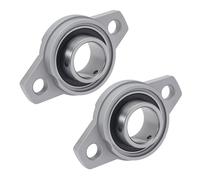 2Pcs Cuscinetto a Blocchetto di Cuscino Rhombic Flangia Cuscinetti Albero Foro Autoallineanti Orizzontale Cuscino Blocchetto Cuscinetti 30mm Diametro Interno